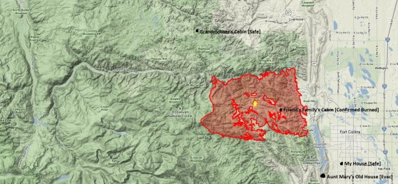 High Park Fire Burn Area